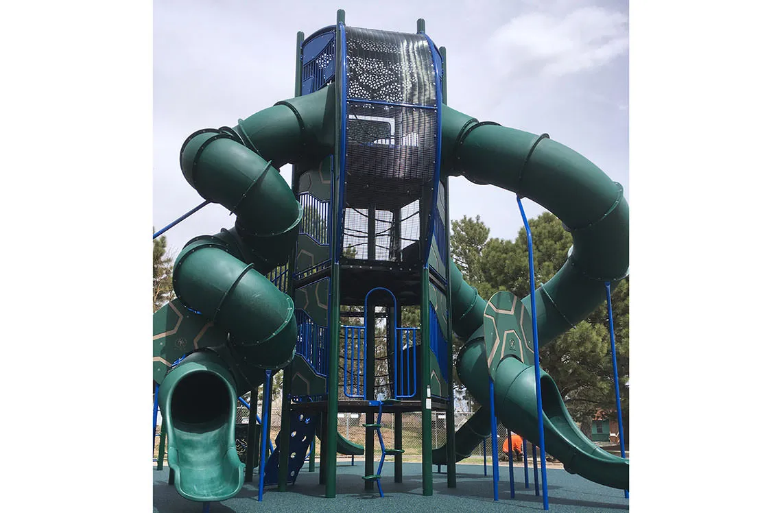 Tower tube slides at Lincoln Park